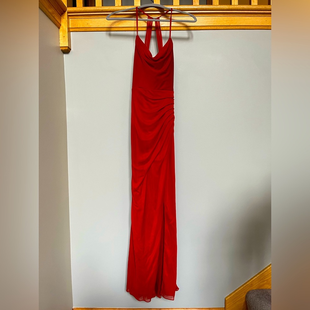 Azazie Dorita Bridesmaid Dress in Rust